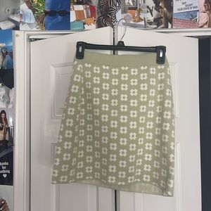 Princess Polly Daisy Knit Mini Skirt